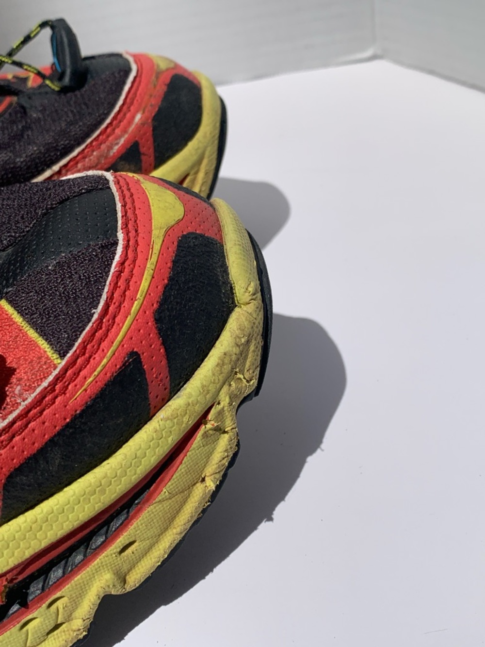 Hoka One One Clifton 3 Men's 9 Running Shoes Neon Yellow Orange Size 9 - Picture 5 of 10